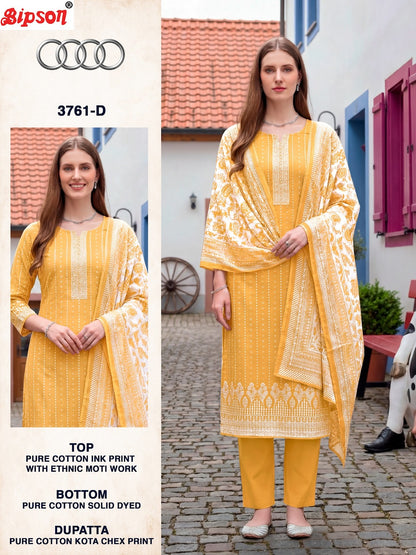 Audi 3761 Bipson Prints Pure Cotton Pant Style Suits Manufacturer Gujarat