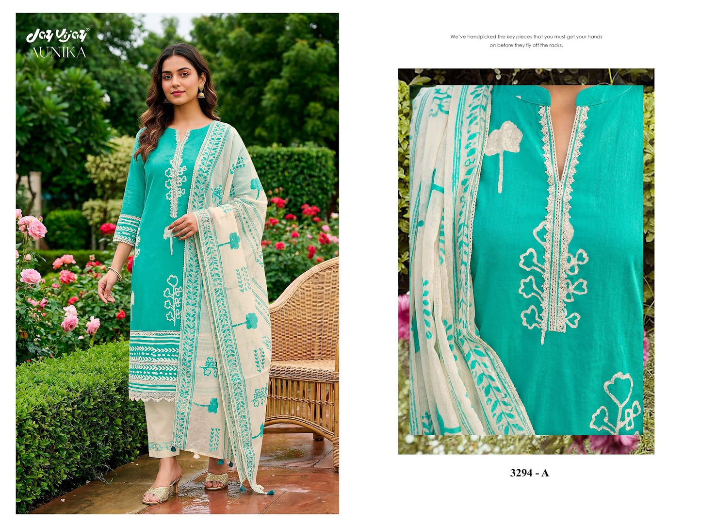 Aunika Jay Vijay Cotton Pant Style Suits Manufacturer