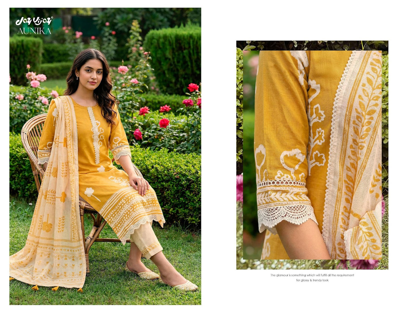 Aunika Jay Vijay Cotton Pant Style Suits Manufacturer
