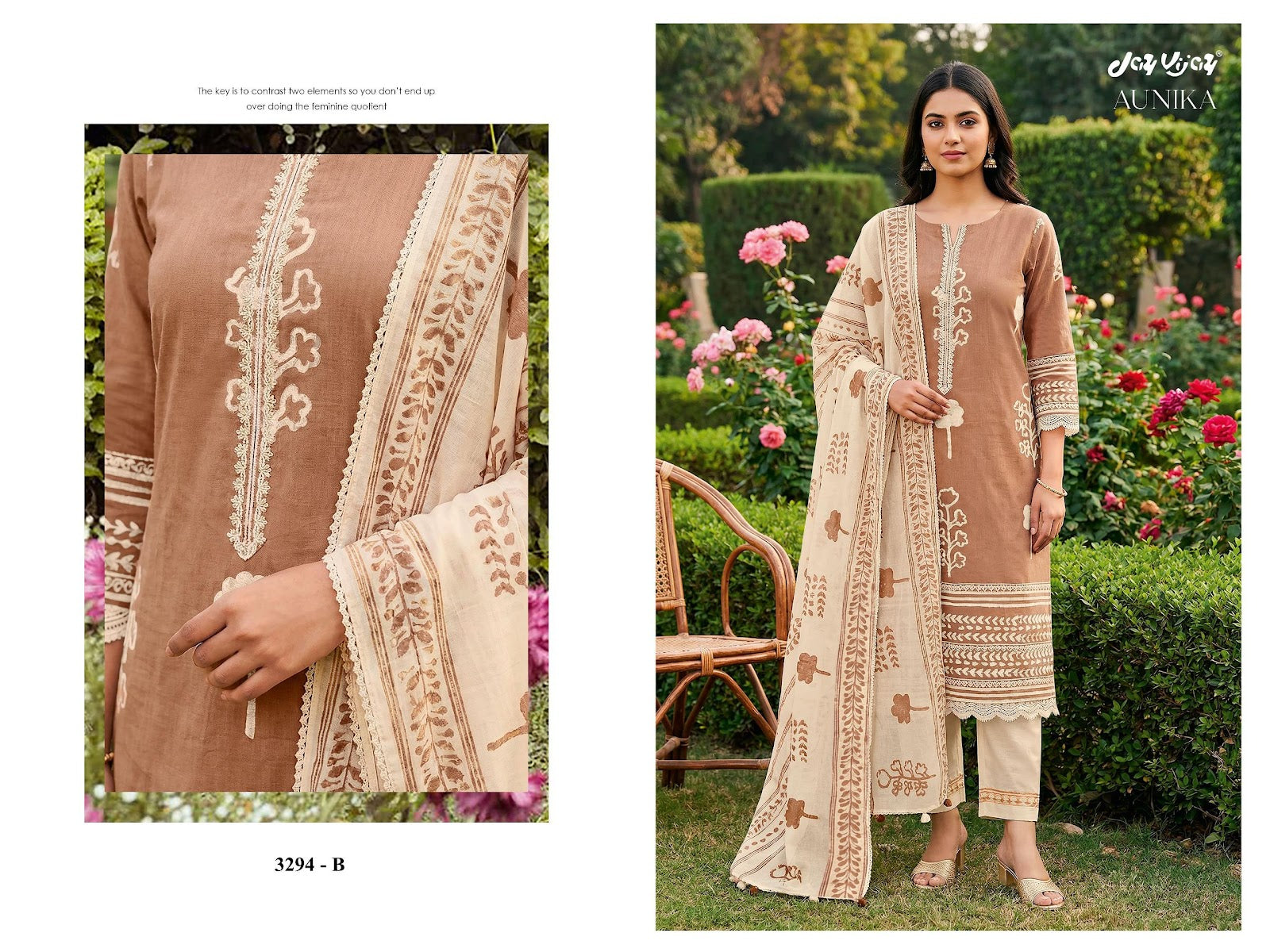 Aunika Jay Vijay Cotton Pant Style Suits Manufacturer
