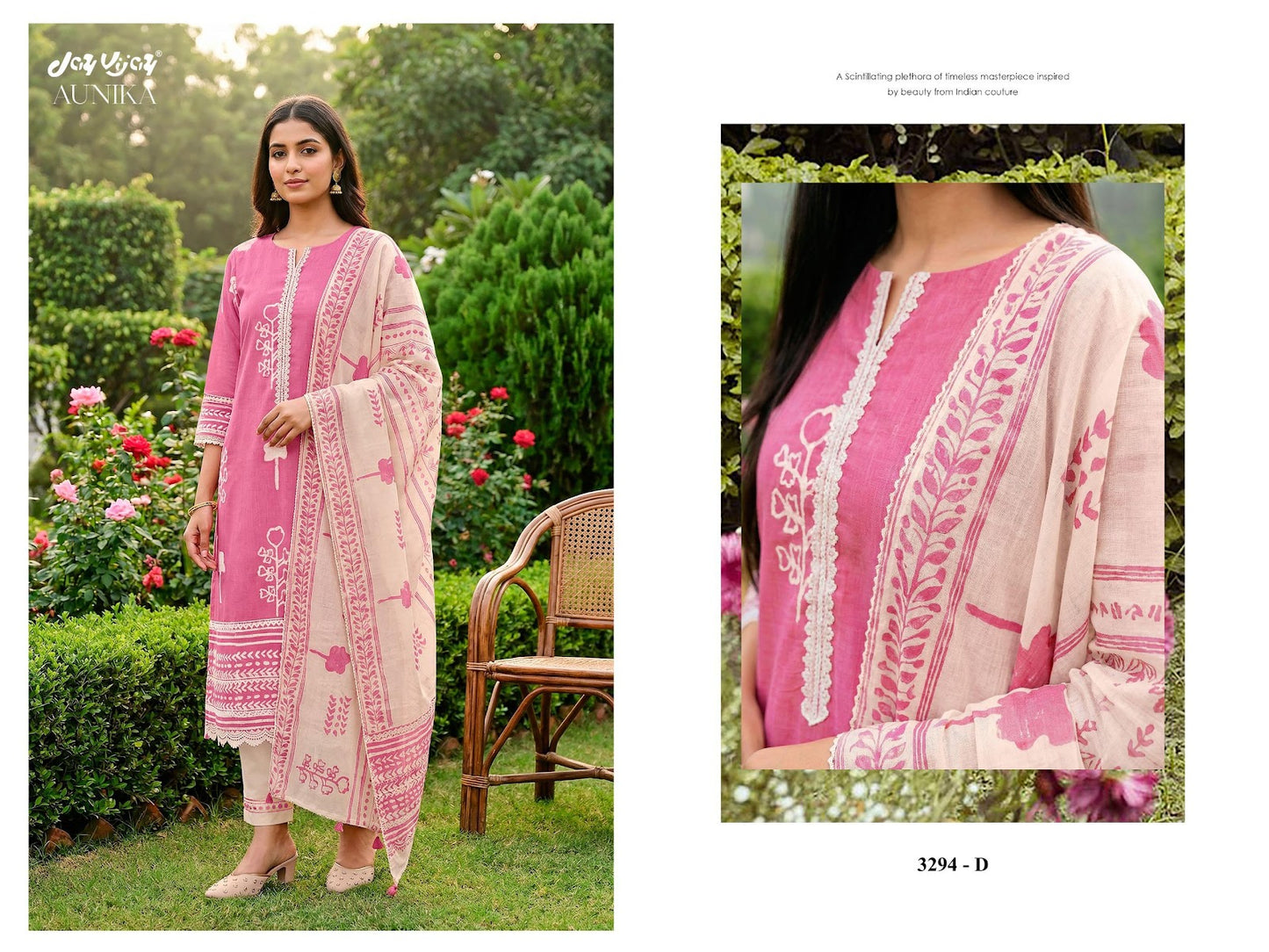 Aunika Jay Vijay Cotton Pant Style Suits Manufacturer