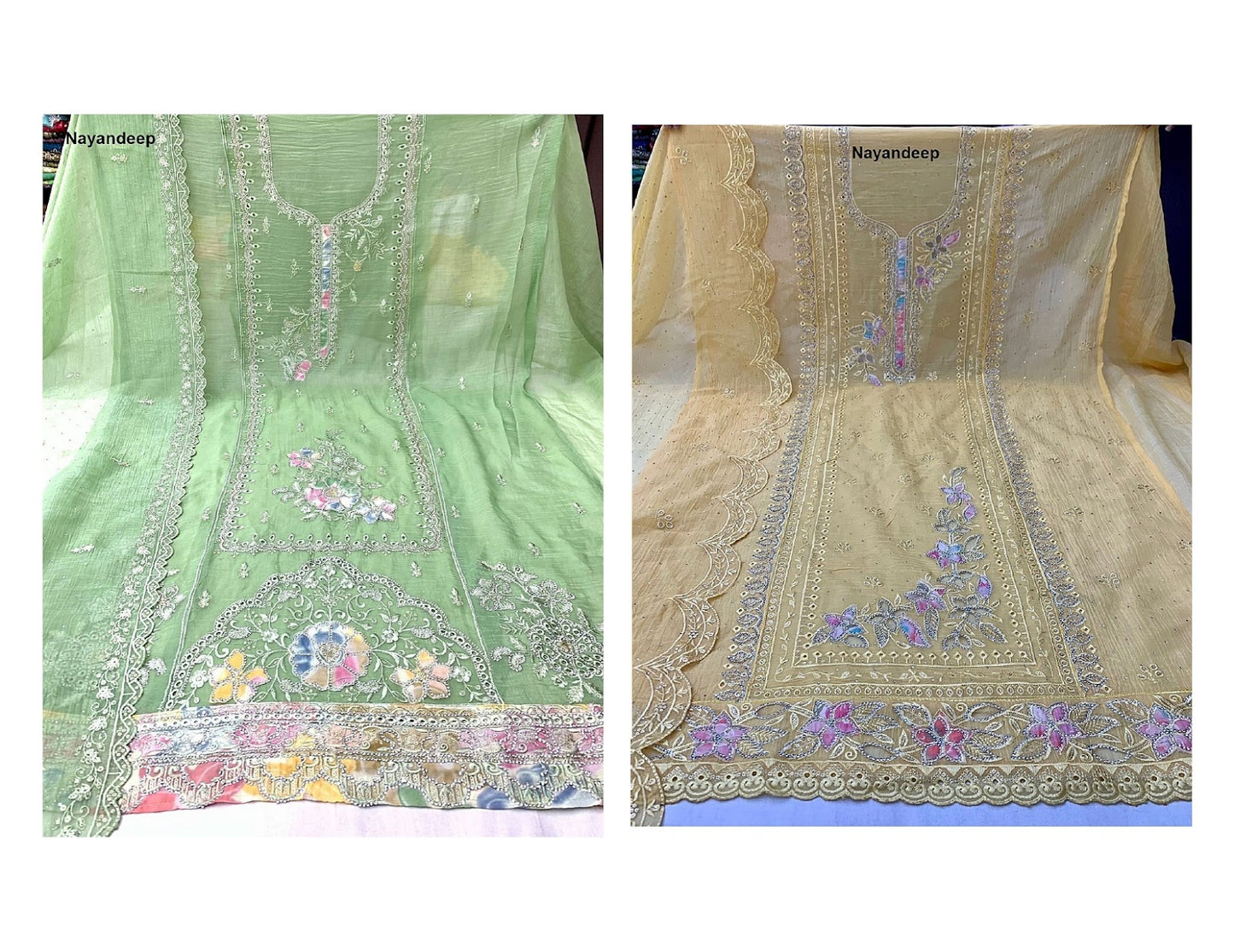 Aura Nayandeep Crunchy Salwar Suits Wholesale Price