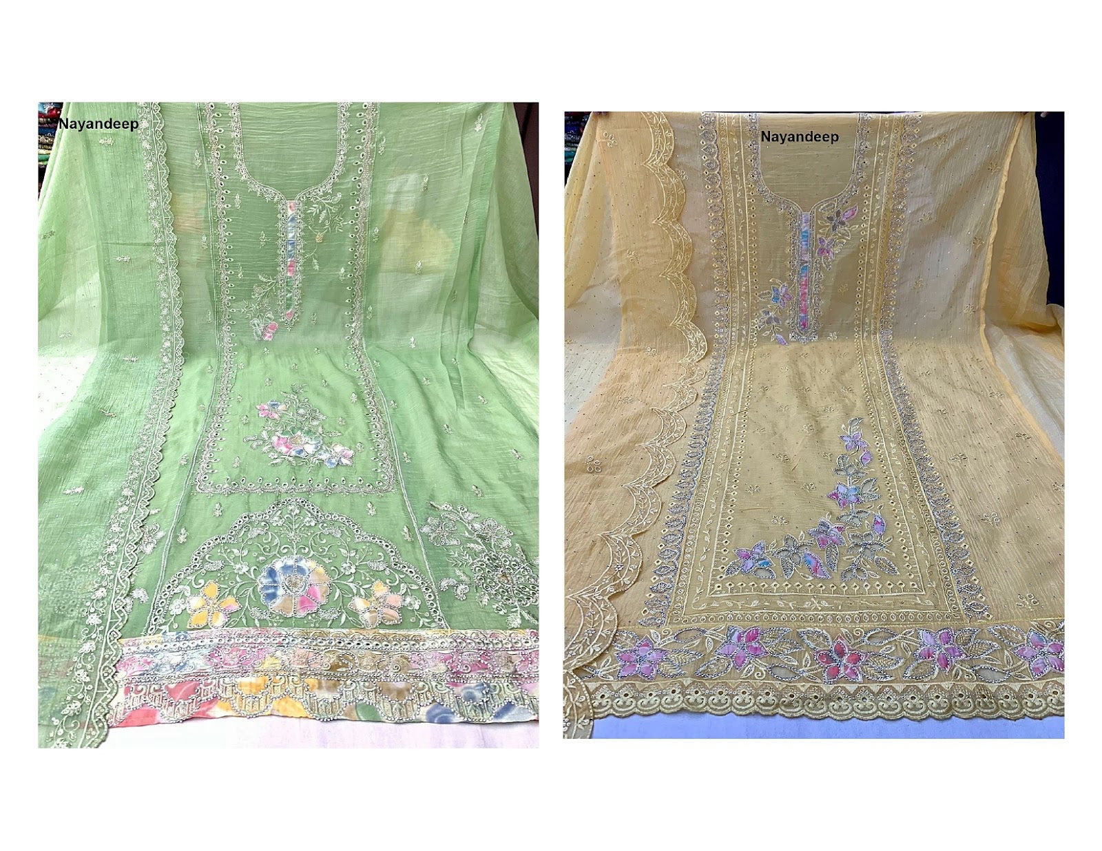 Aura Nayandeep Crunchy Salwar Suits Wholesale Price