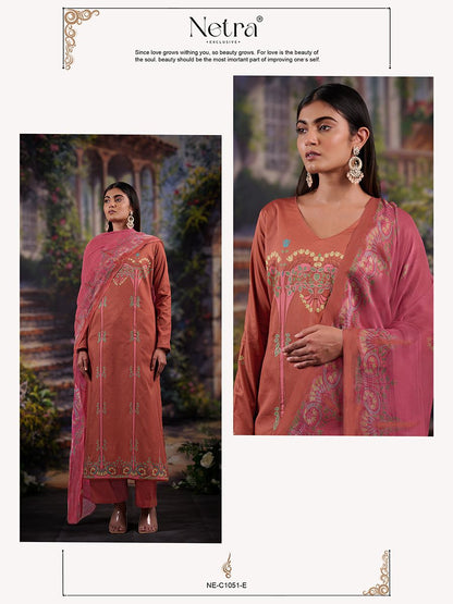 Aura Netra Premium Cotton Pant Style Suits Manufacturer