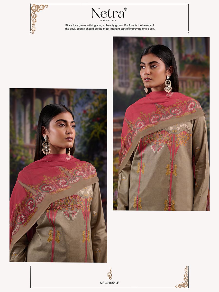 Aura Netra Premium Cotton Pant Style Suits Manufacturer
