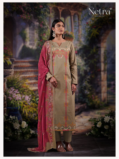 Aura Netra Premium Cotton Pant Style Suits Manufacturer