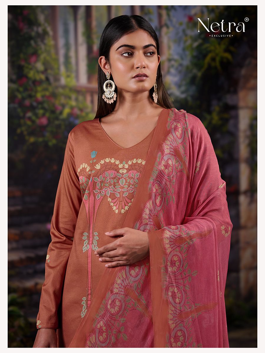 Aura Netra Premium Cotton Pant Style Suits Manufacturer