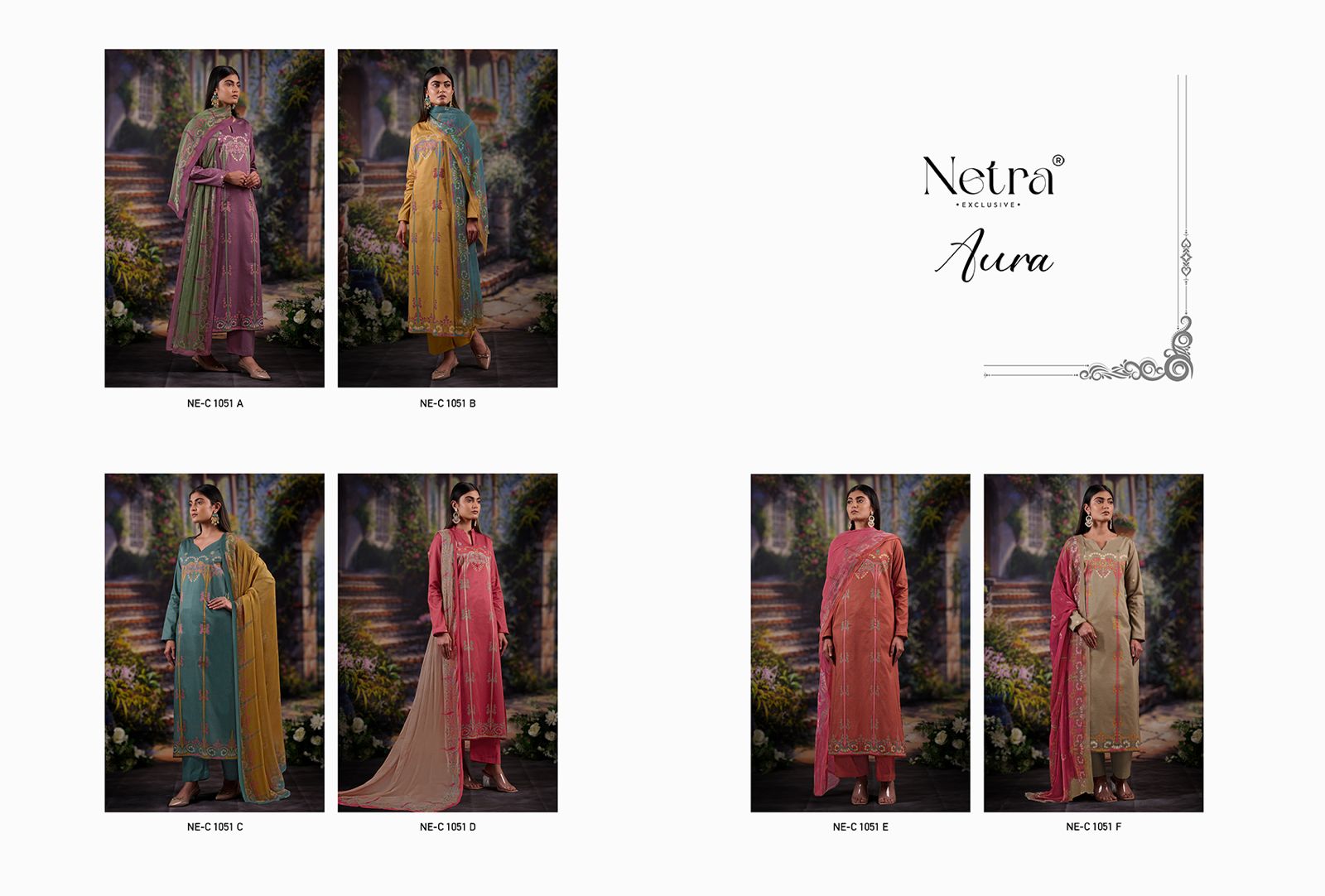 Aura Netra Premium Cotton Pant Style Suits Manufacturer