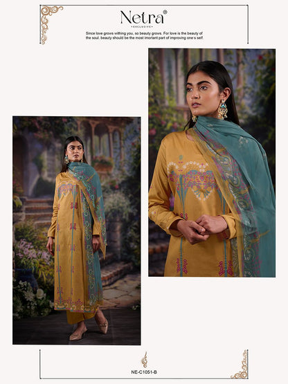 Aura Netra Premium Cotton Pant Style Suits Manufacturer