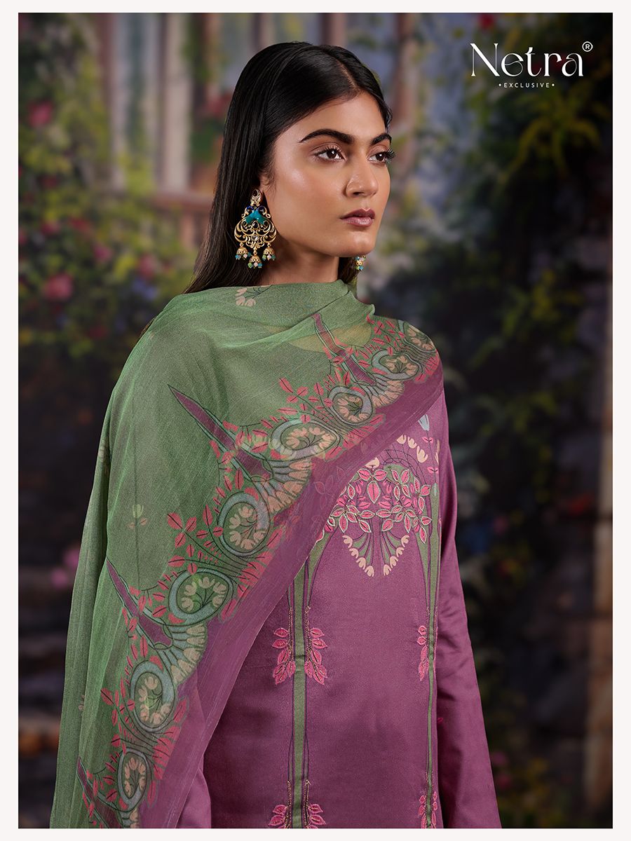 Aura Netra Premium Cotton Pant Style Suits Manufacturer