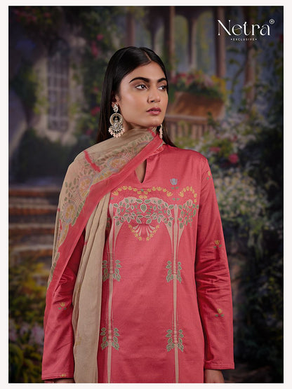 Aura Netra Premium Cotton Pant Style Suits Manufacturer