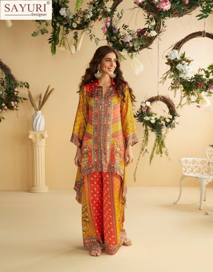 Aura Sayuri Crepe Silk Co Ord Set Manufacturer Gujarat