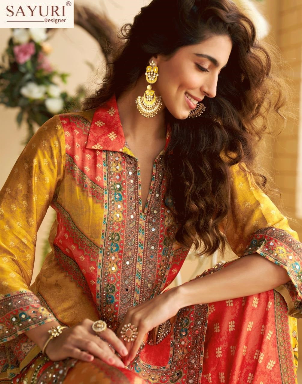 Aura Sayuri Crepe Silk Co Ord Set Manufacturer Gujarat