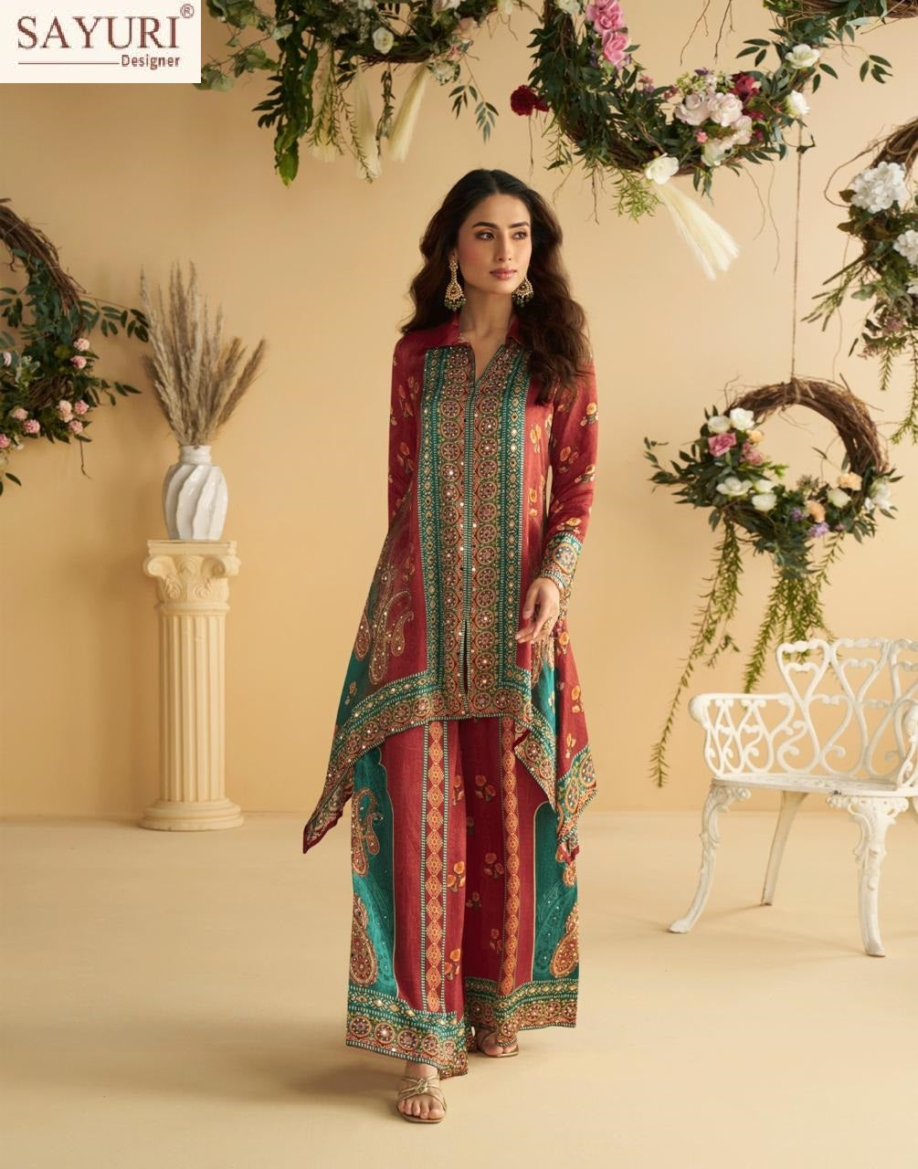 Aura Sayuri Crepe Silk Co Ord Set Manufacturer Gujarat