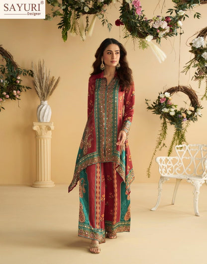 Aura Sayuri Crepe Silk Co Ord Set Manufacturer Gujarat