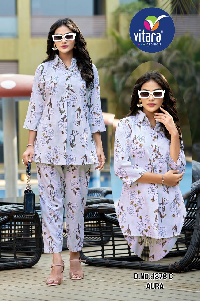 Aura Vitara Imported Co Ord Set Wholesale Rate