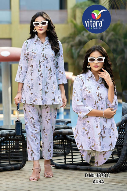 Aura Vitara Imported Co Ord Set Wholesale Rate