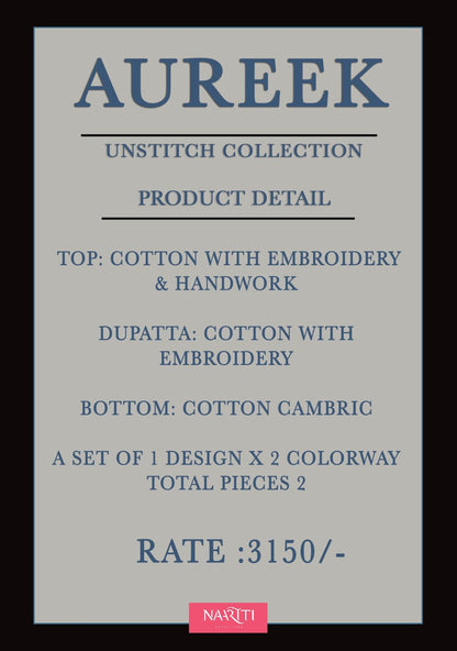 Aureek Naariti Cotton Pant Style Suits Exporter Gujarat