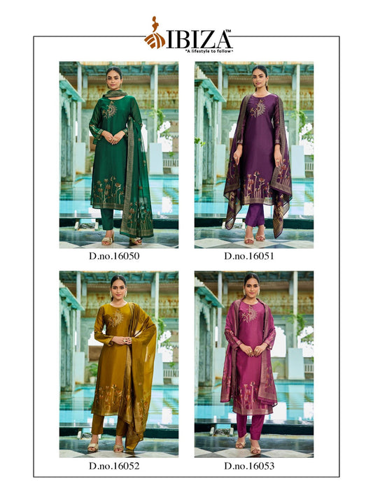 Aurelia Ibiza Banglori Silk Pant Style Suits Wholesaler Gujarat