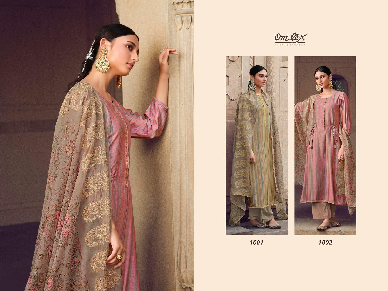Aurelie Omtex Muslin Pant Style Suits Exporter Gujarat