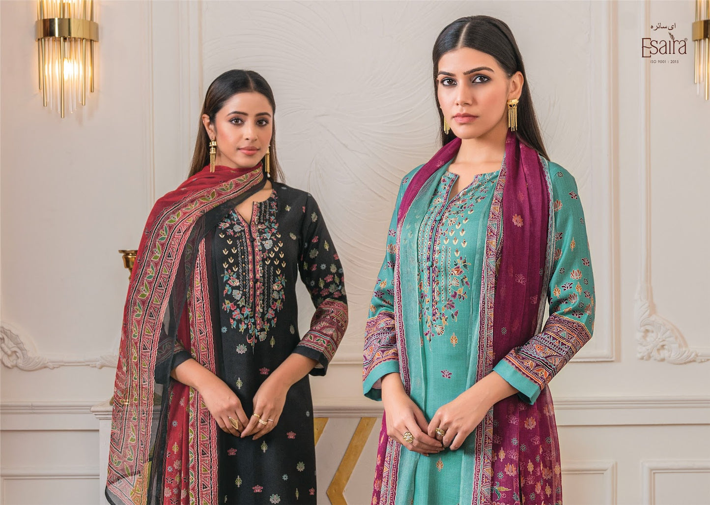 Aurik Esaira Pashmina Suits Manufacturer India