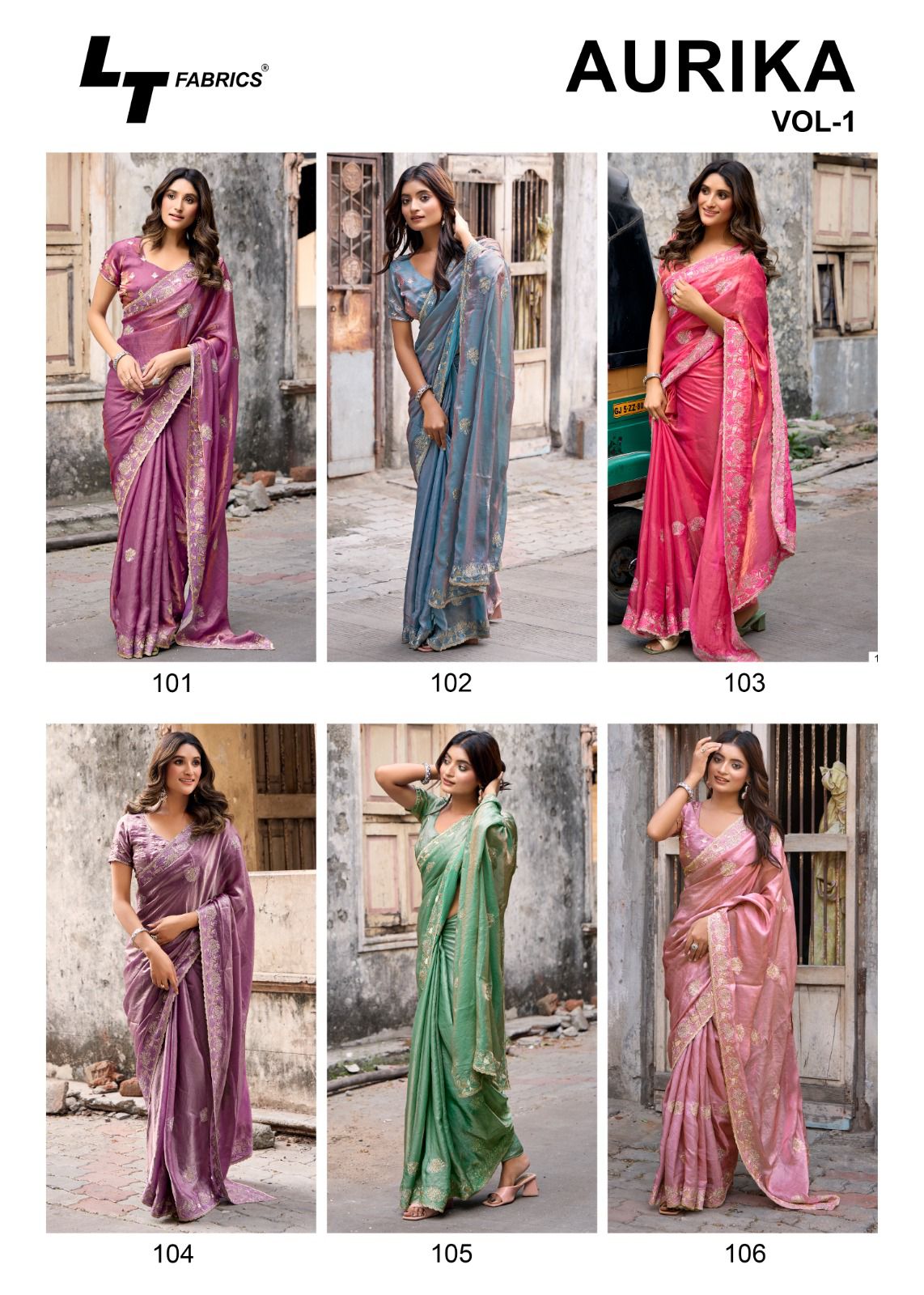 Aurika Lt Fabrics Silk Sarees Exporter