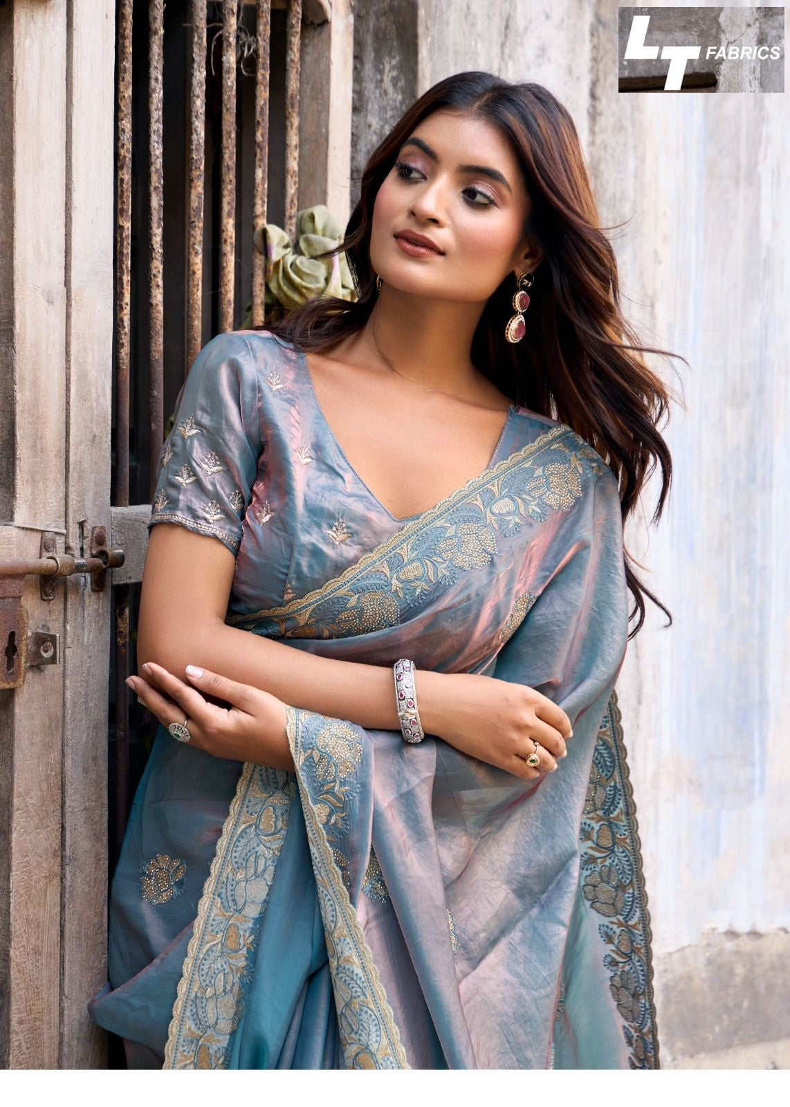 Aurika Lt Fabrics Silk Sarees Exporter