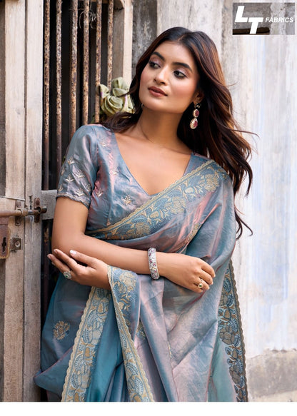 Aurika Lt Fabrics Silk Sarees Exporter