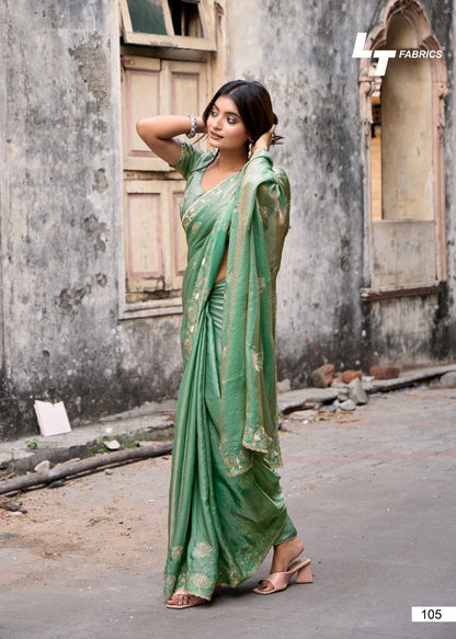 Aurika Lt Fabrics Silk Sarees Exporter