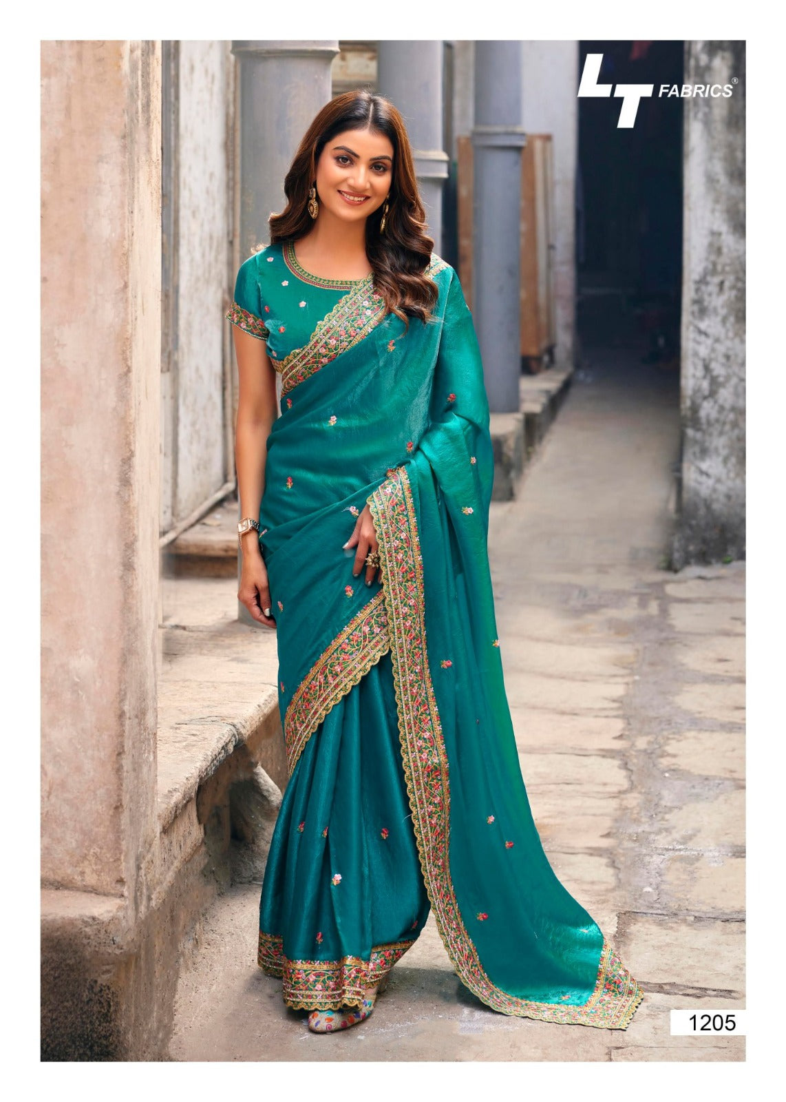 Aurika Vol 12 Lt Fabrics Silk Sarees Wholesaler