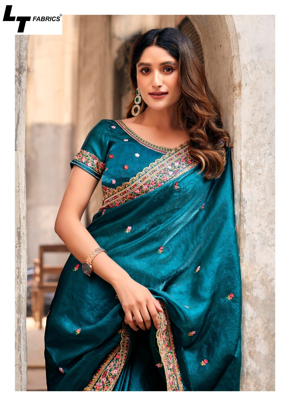 Aurika Vol 12 Lt Fabrics Silk Sarees Wholesaler