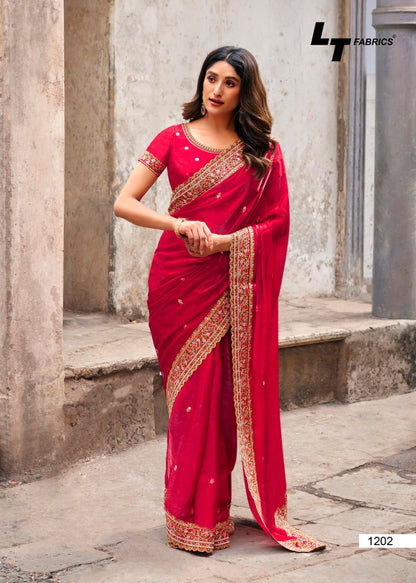 Aurika Vol 12 Lt Fabrics Silk Sarees Wholesaler