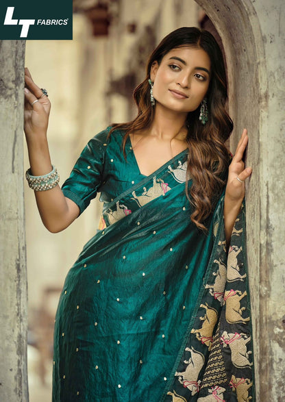 Aurika Vol 16 Lt Fabrics Silk Sarees Wholesaler Gujarat