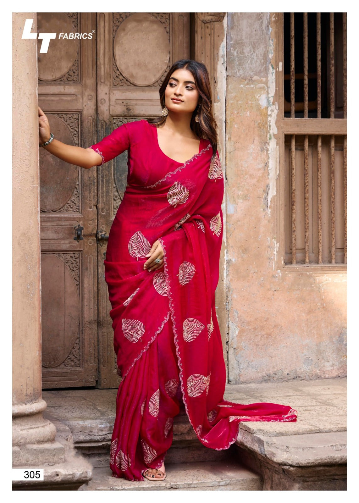 Aurika Vol 3 Lt Fabrics Silk Sarees Exporter Gujarat