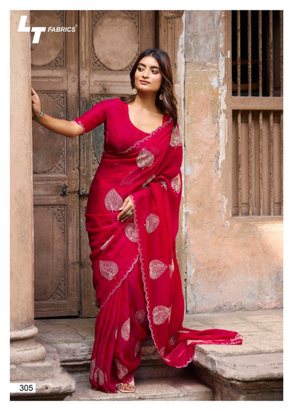 Aurika Vol 3 Lt Fabrics Silk Sarees Exporter Gujarat