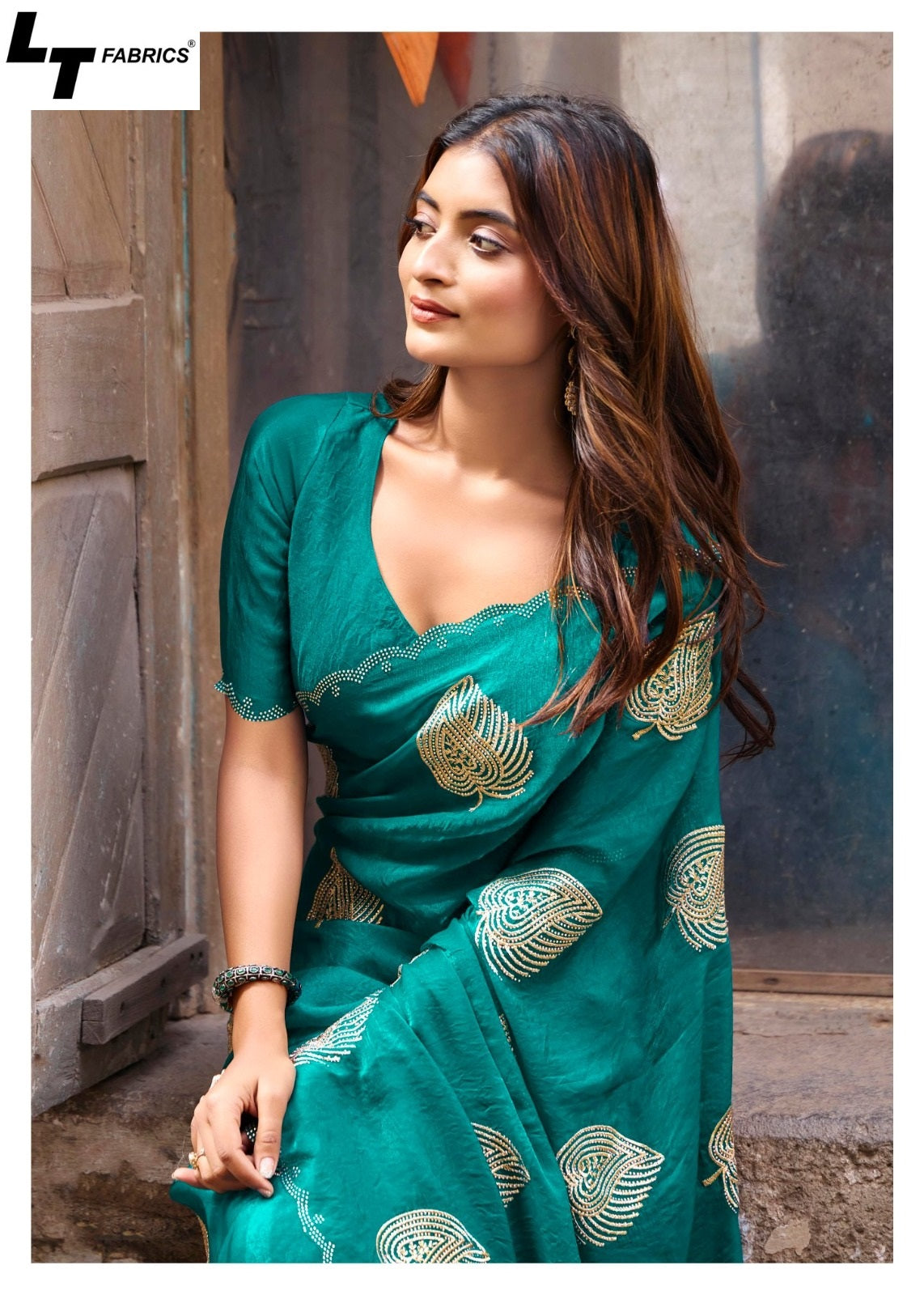 Aurika Vol 3 Lt Fabrics Silk Sarees Exporter Gujarat