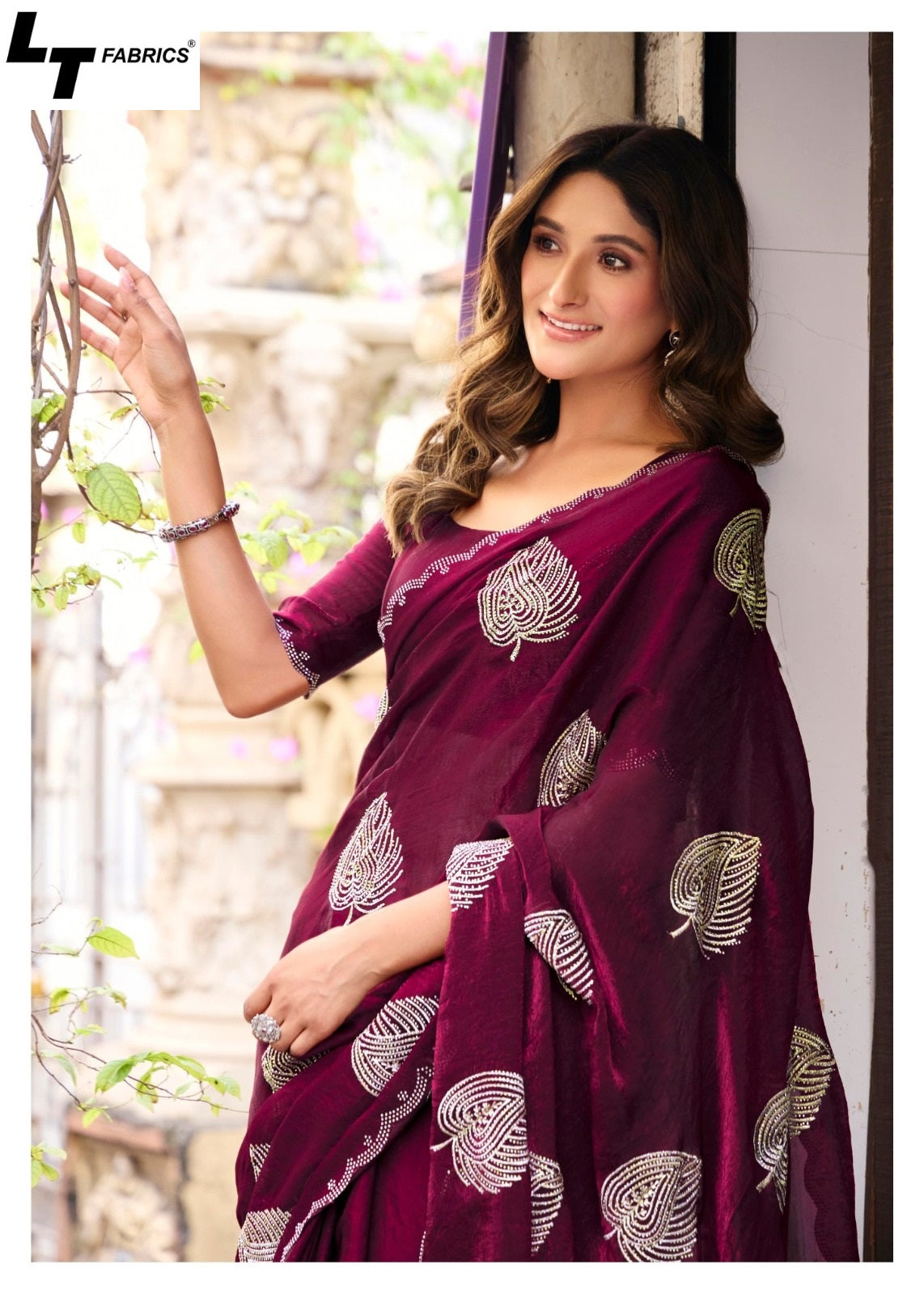 Aurika Vol 3 Lt Fabrics Silk Sarees Exporter Gujarat