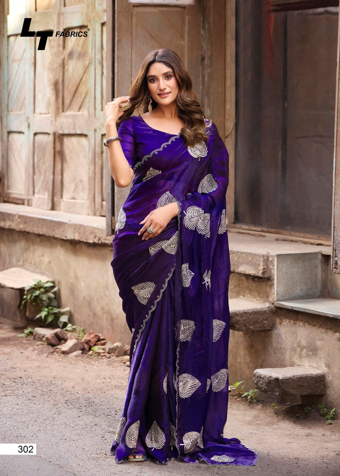 Aurika Vol 3 Lt Fabrics Silk Sarees Exporter Gujarat