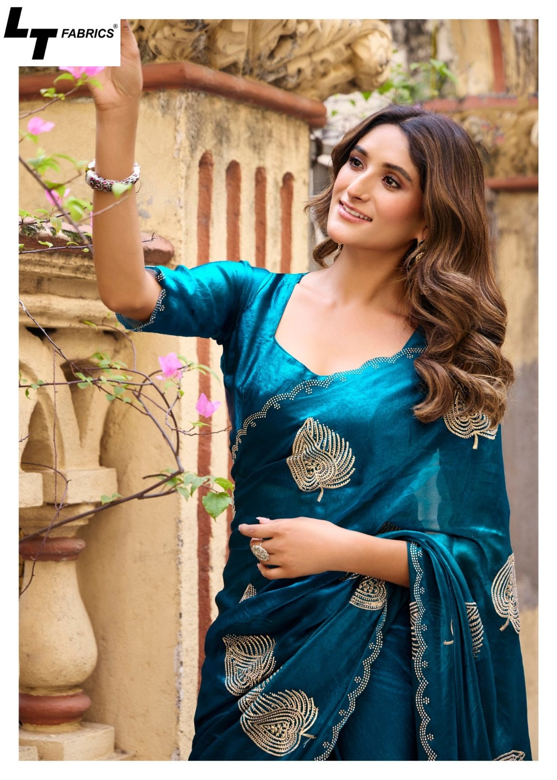 Aurika Vol 3 Lt Fabrics Silk Sarees Exporter Gujarat