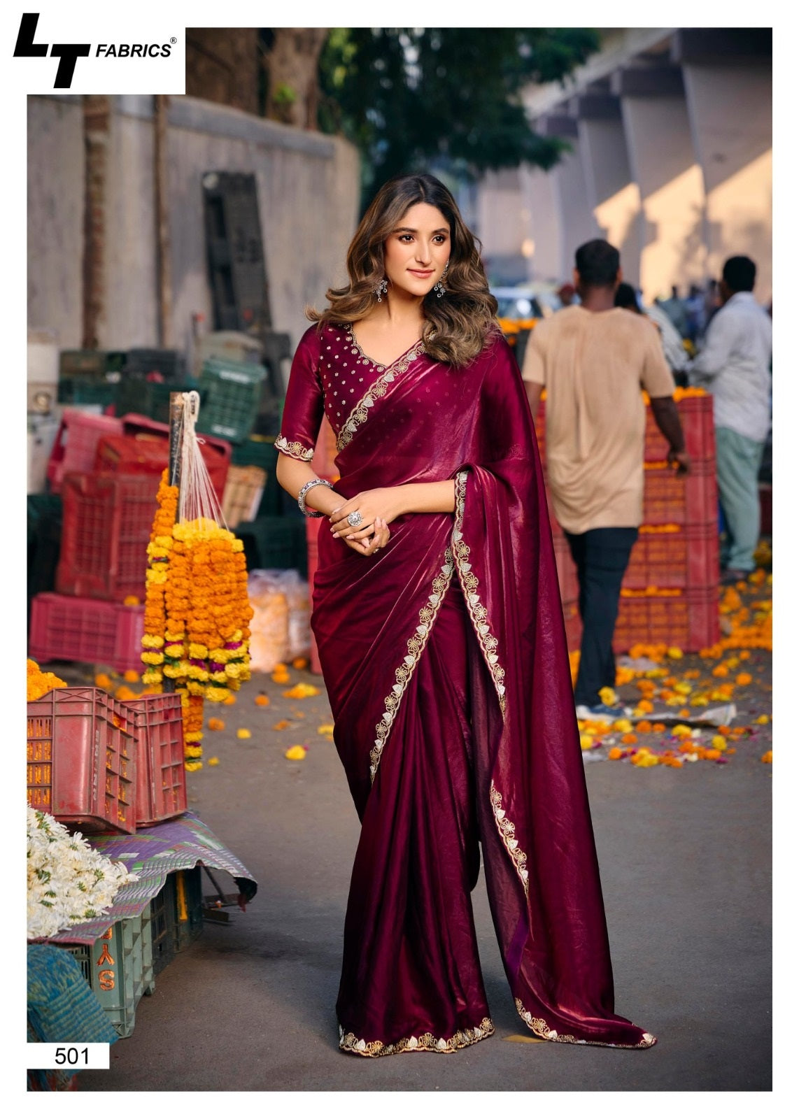 Aurika Vol 5 Lt Fabrics Silk Sarees Wholesale Rate