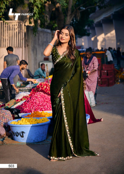 Aurika Vol 5 Lt Fabrics Silk Sarees Wholesale Rate