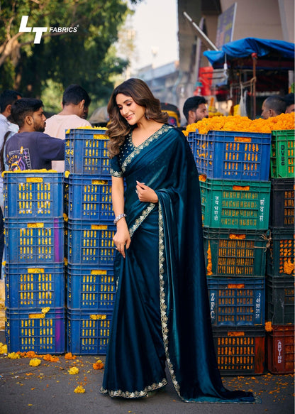 Aurika Vol 5 Lt Fabrics Silk Sarees Wholesale Rate