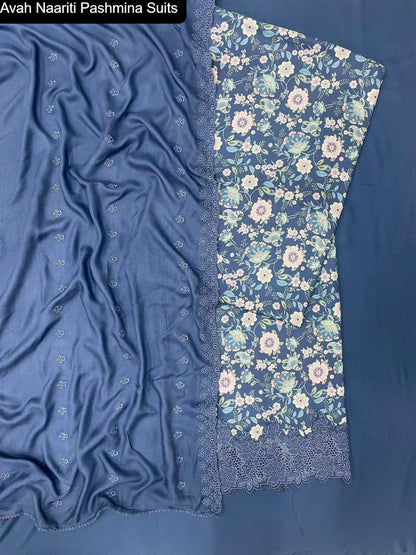 Avah Naariti Pashmina Suits Wholesale Price