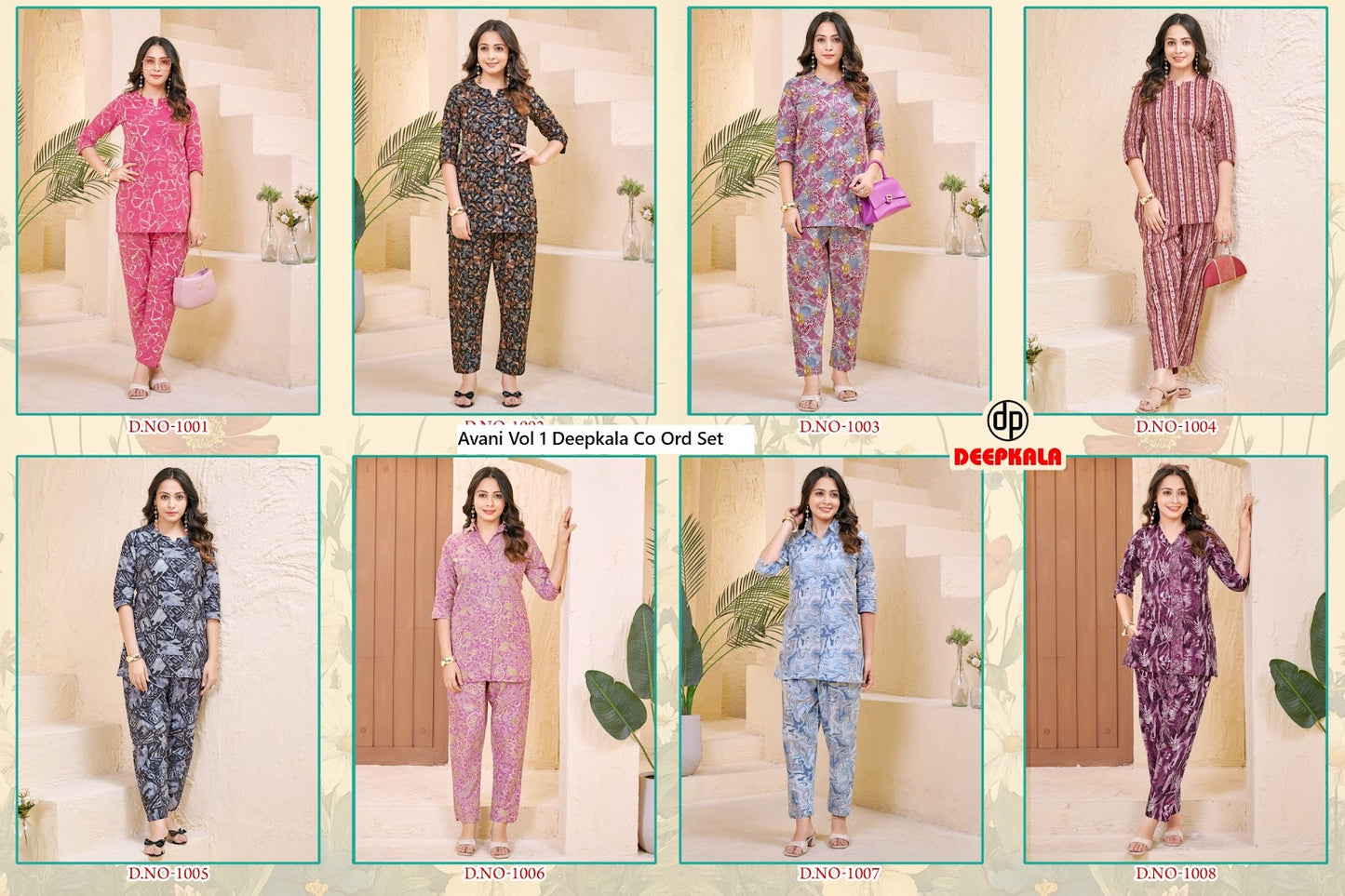 Avani Vol 1 Deepkala Cotton Co Ord Set Wholesaler Ahmedabad