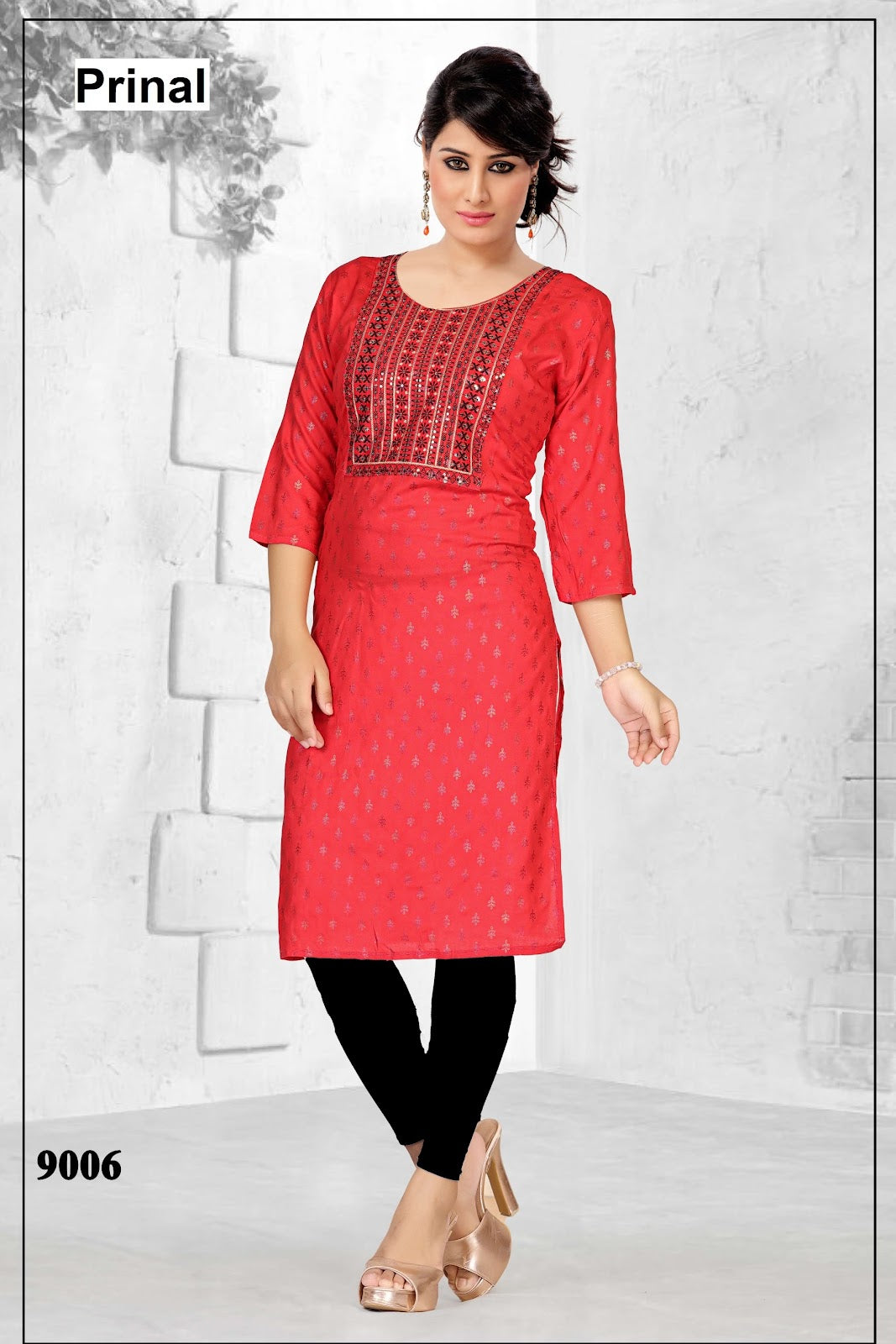 Avanti Prinal Reyon Knee Length Kurtis Wholesale Rate