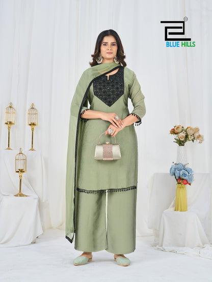 Avantika Blue Hills Rangoli Readymade Plazzo Style Suits Wholesale Price
