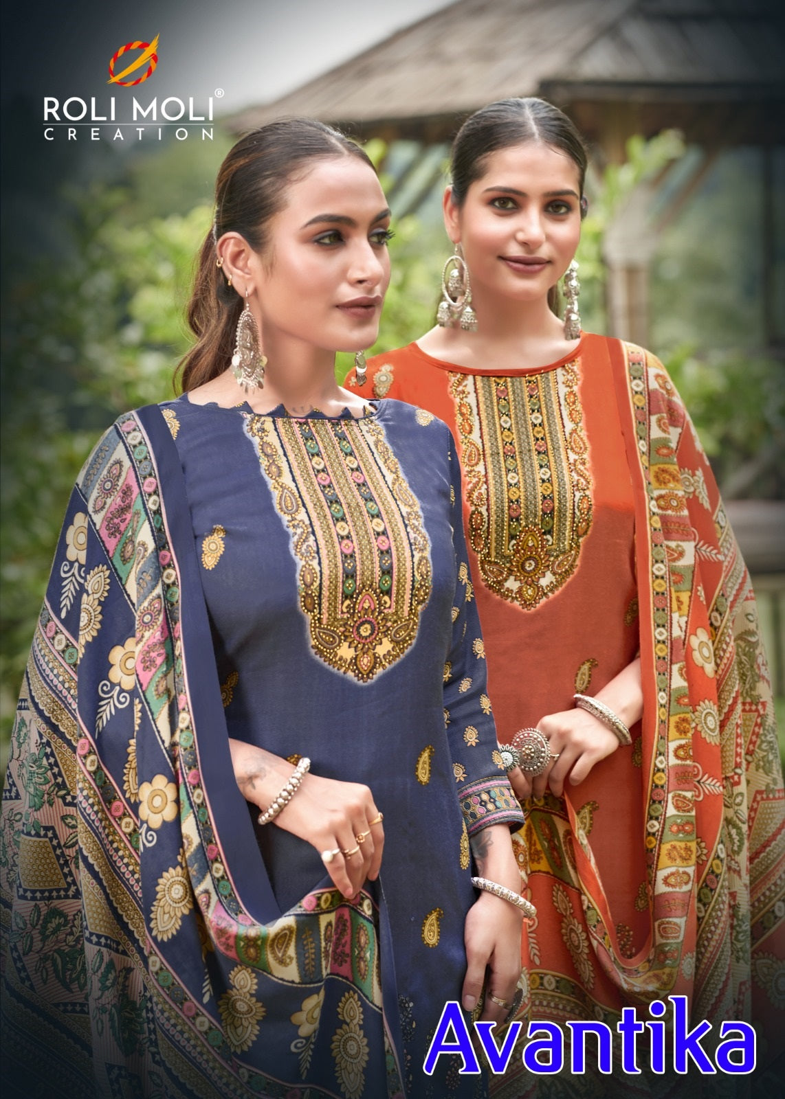 Avantika Roli Moli Pashmina Suits Exporter Ahmedabad