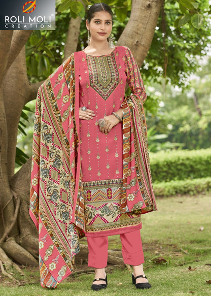 Avantika Roli Moli Pashmina Suits Exporter Ahmedabad