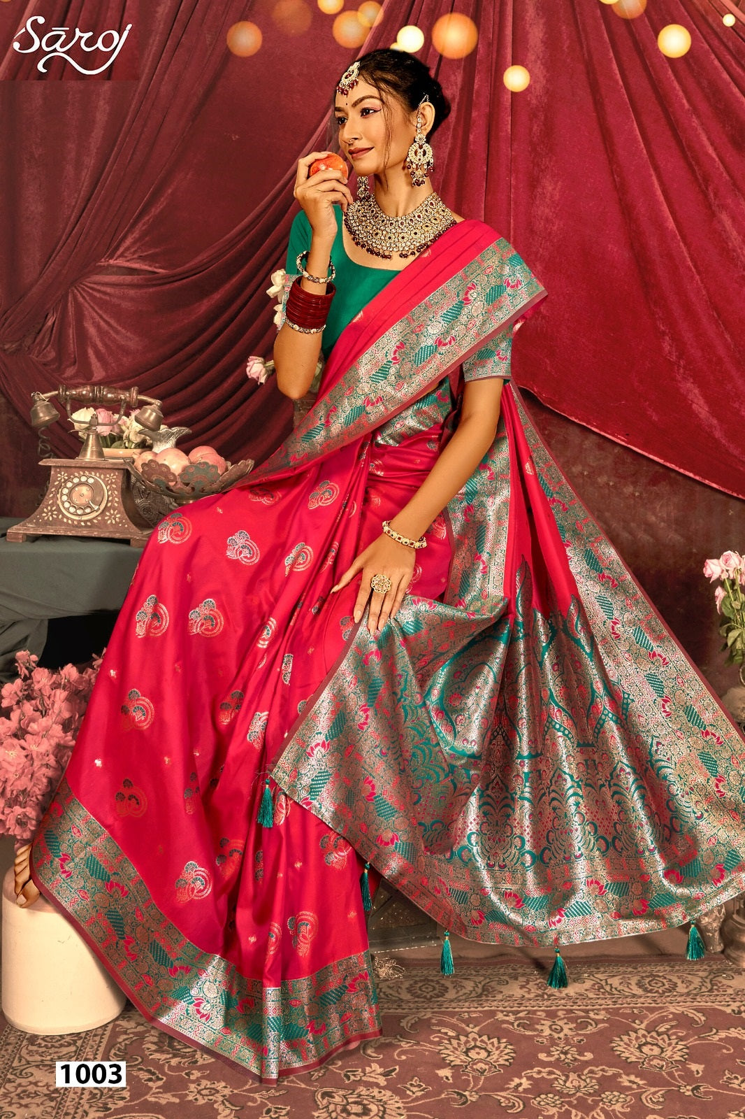 Avantika Silk Saroski Vol 1 Saroj Sarees Supplier