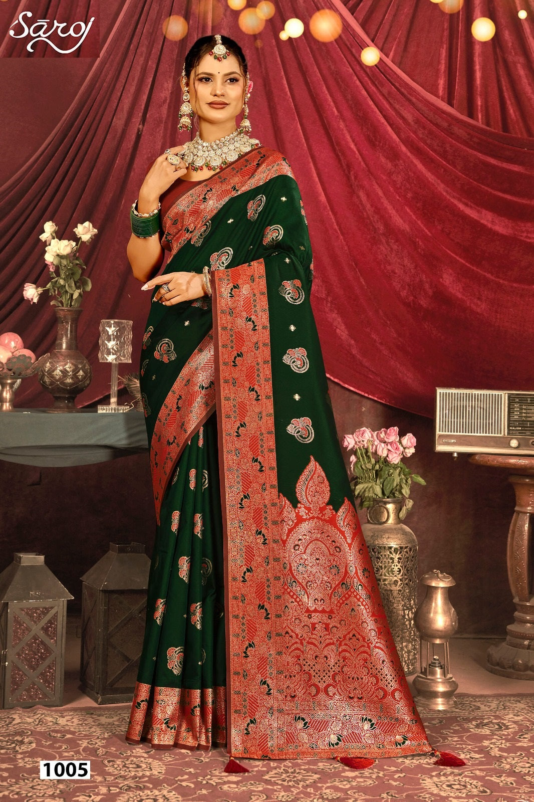 Avantika Silk Saroski Vol 1 Saroj Sarees Supplier